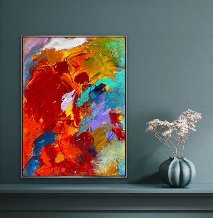 Endless love- 24x18 - Abstract painting, Modern Art, Wall art, Canvas painting, Framed art, Minimalist art