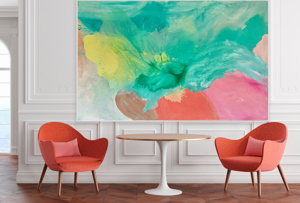 Tidal Bloom - 96x60 - Preethi Arts