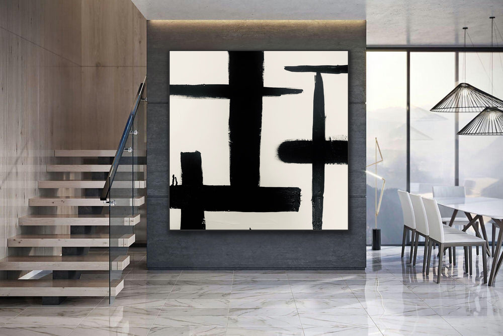 Bouncy- Custom Art - minimalist painting 3d art white painting art for home