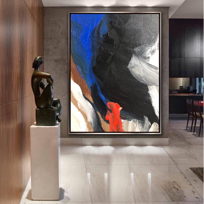 Movement  - Original Contemporary Modern Abstract Paintings by Preethi Arts