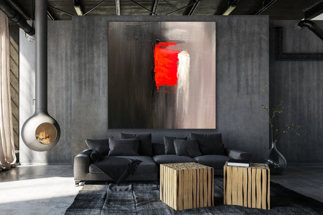Relaxing mood- Custom Art - Large abstract art home decor office decor