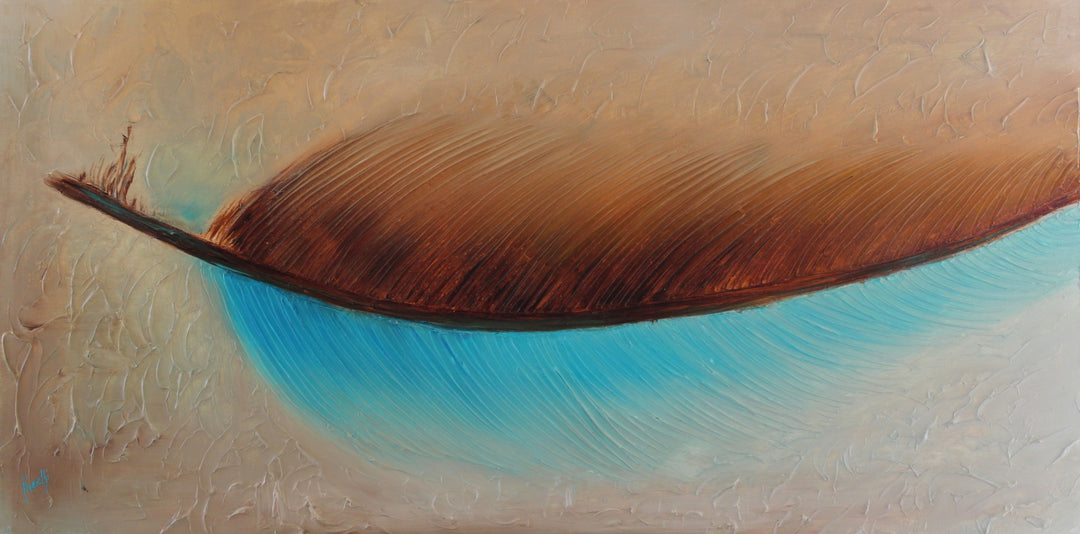 Let it go - 24x48 - Abstract painting, Modern Art, Wall art, Canvas painting, Framed art, Minimalist art