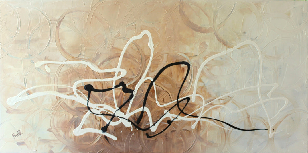 Oasis - 24x48 - Abstract painting, Modern Art, Wall art, Canvas painting, Framed art, Minimalist art