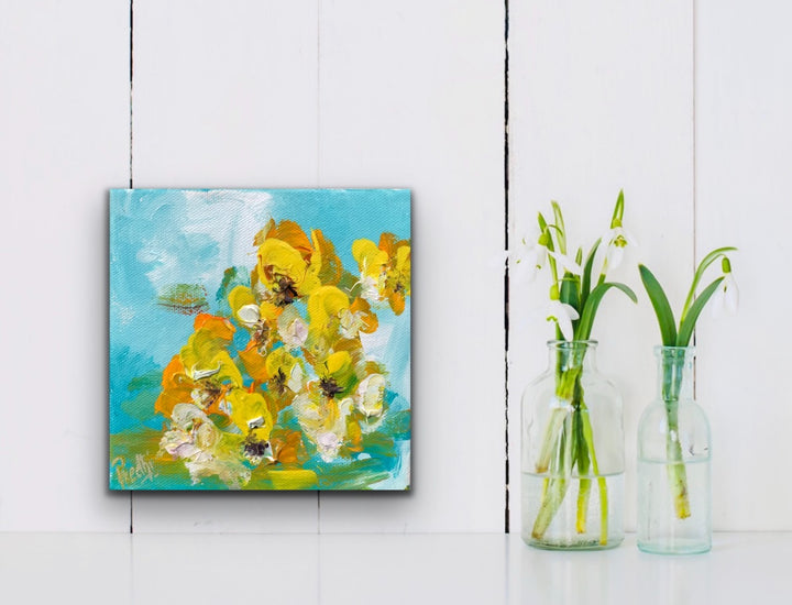 Forever 5 - 6x6 - Abstract painting, Modern Art, Wall art, Canvas painting, Framed art, Minimalist art