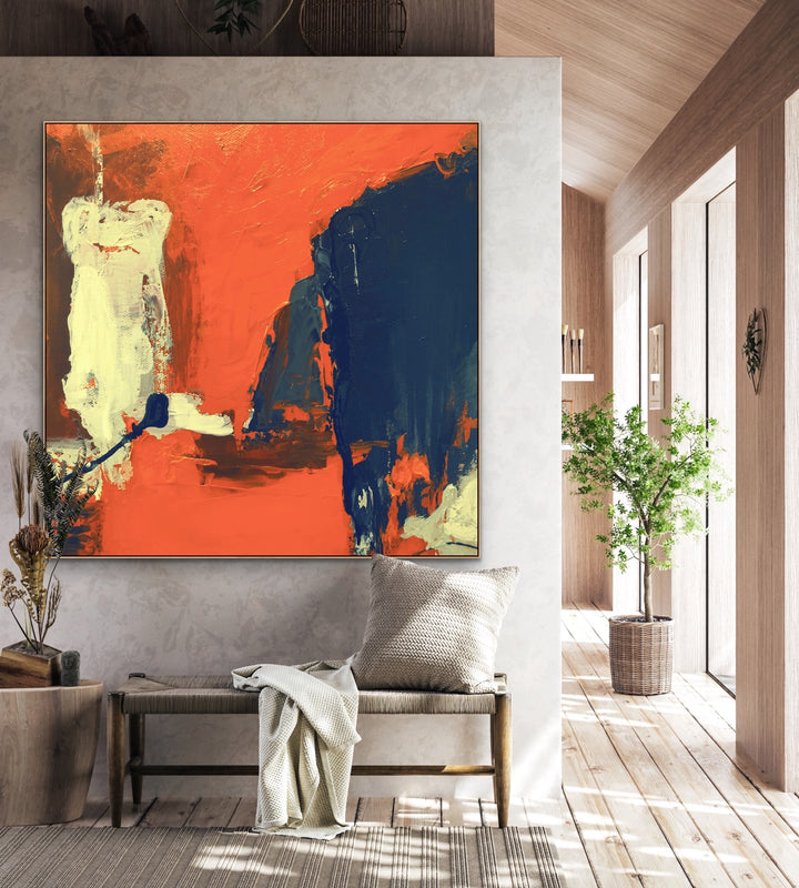 Midsummer - Custom Art - Abstract Painting, Minimalist Art, Framed art Wall Art, Modern art