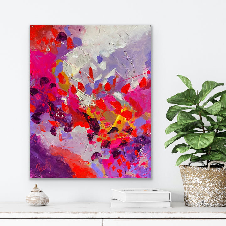 Tangled feelings - 20x16 - Abstract painting, Modern Art, Wall art, Canvas painting, Framed art, Minimalist art