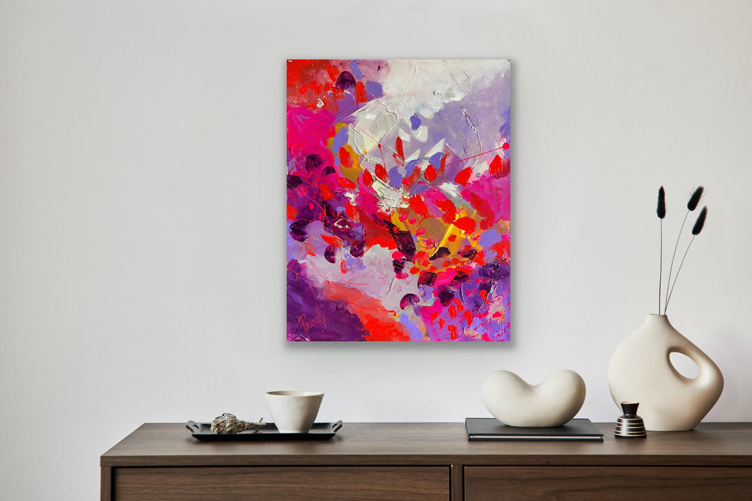 Tangled feelings - 20x16 - Abstract painting, Modern Art, Wall art, Canvas painting, Framed art, Minimalist art