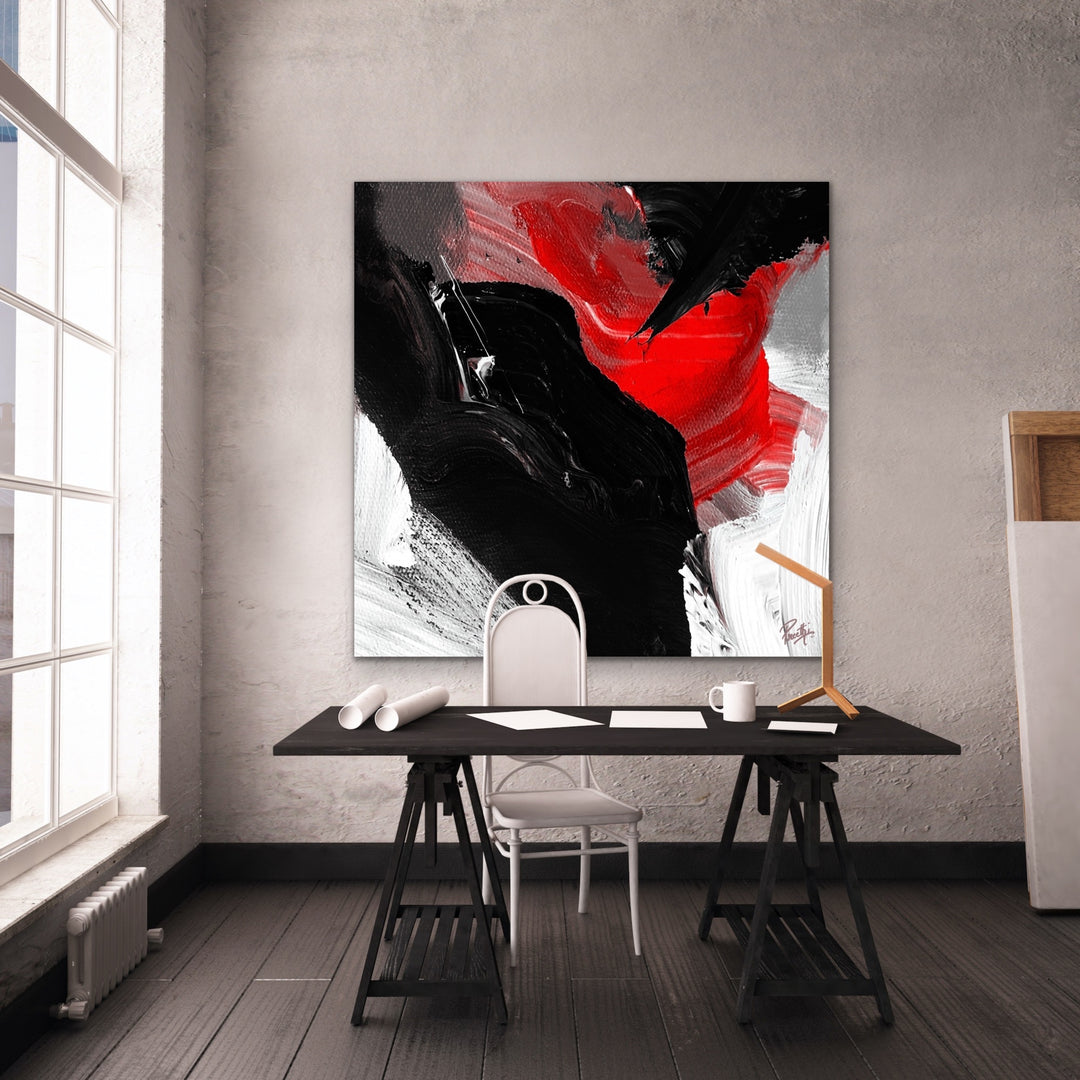 Show off  - Abstract Painting, Minimalist Art, Framed art Wall Art, Modern art