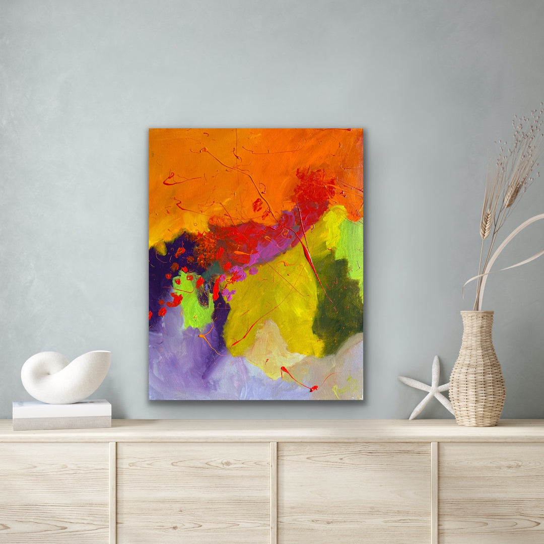 Best wishes - 20x16 - Abstract painting, Modern Art, Wall art, Canvas painting, Framed art, Minimalist art