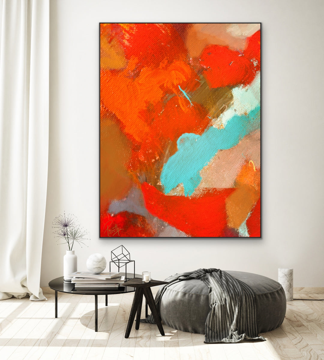 Sunlight view - Custom Art - Abstract Painting, Minimalist Art, Framed art Wall Art, Modern art