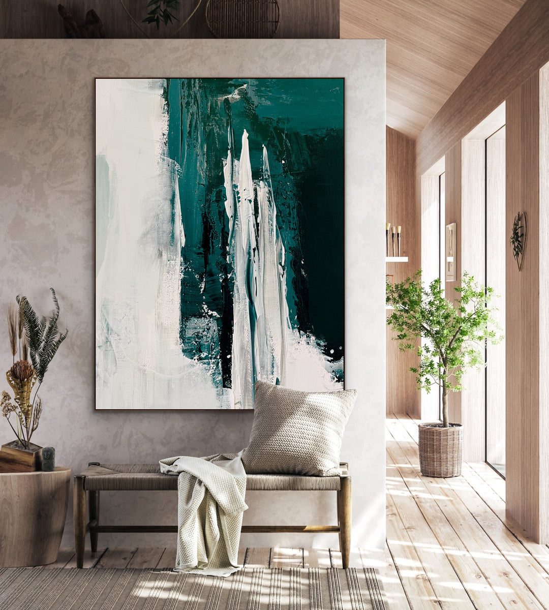 Spilled  - Abstract Painting, Minimalist Art, Framed art Wall Art, Modern art