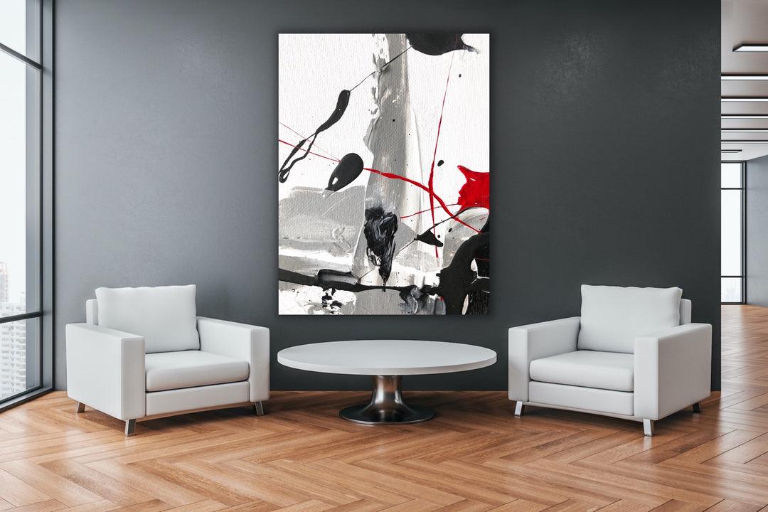 Lost thoughts  - Abstract Painting, Minimalist Art, Framed art Wall Art, Modern art