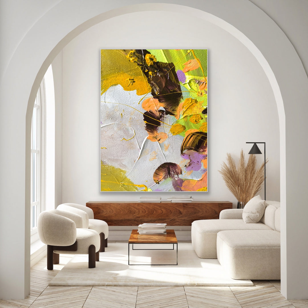 Pickled  - Abstract Painting, Minimalist Art, Framed art Wall Art, Modern art