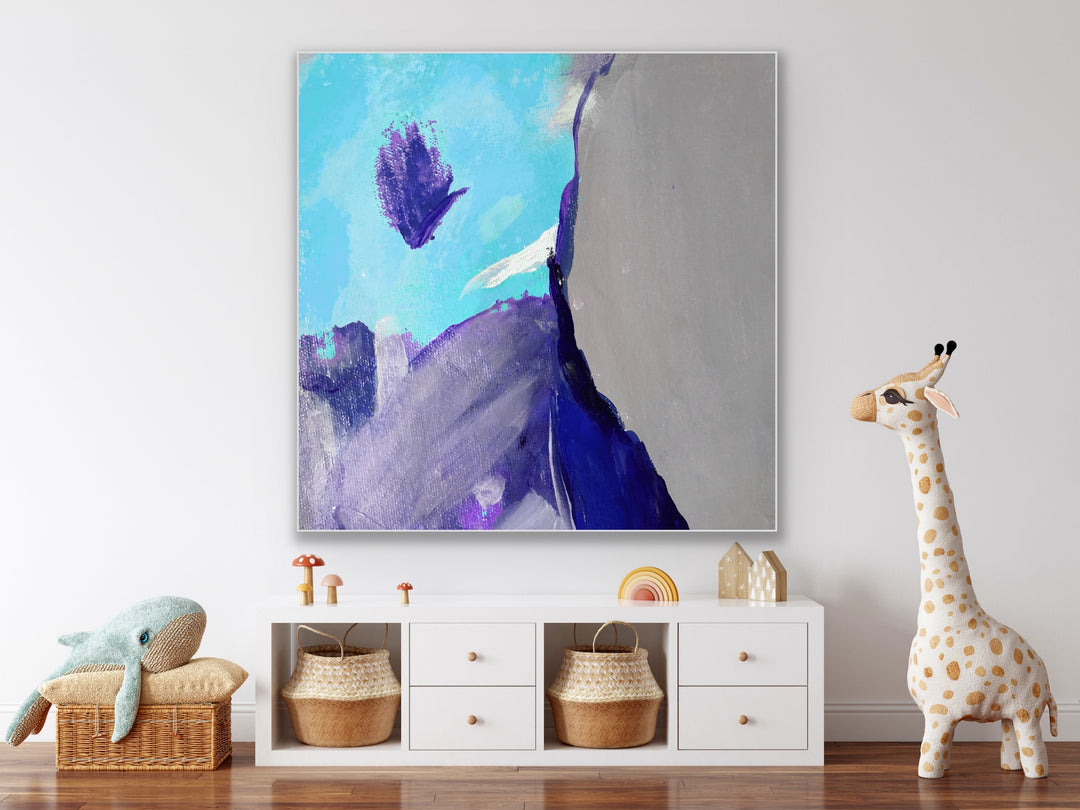 Solitude - Custom Art - Abstract Painting, Minimalist Art, Framed art Wall Art, Modern art