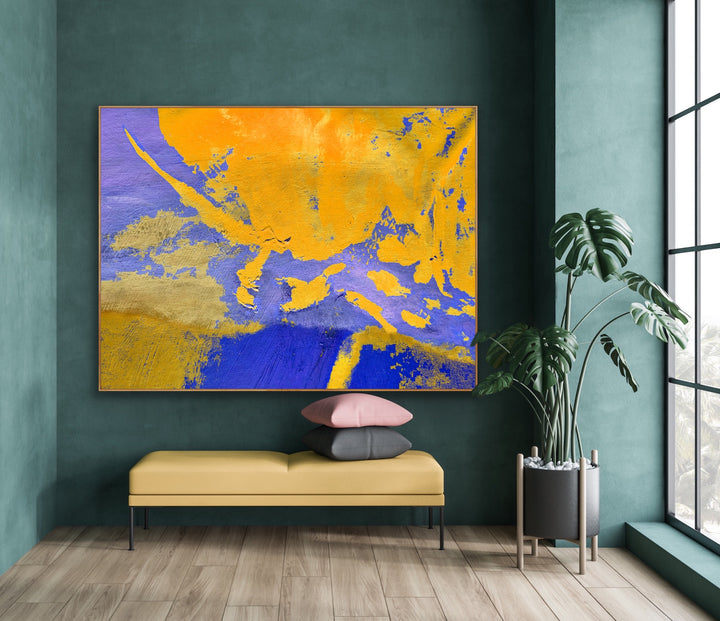 Wild river - Custom Art - Abstract Painting, Minimalist Art, Framed art Wall Art, Modern art