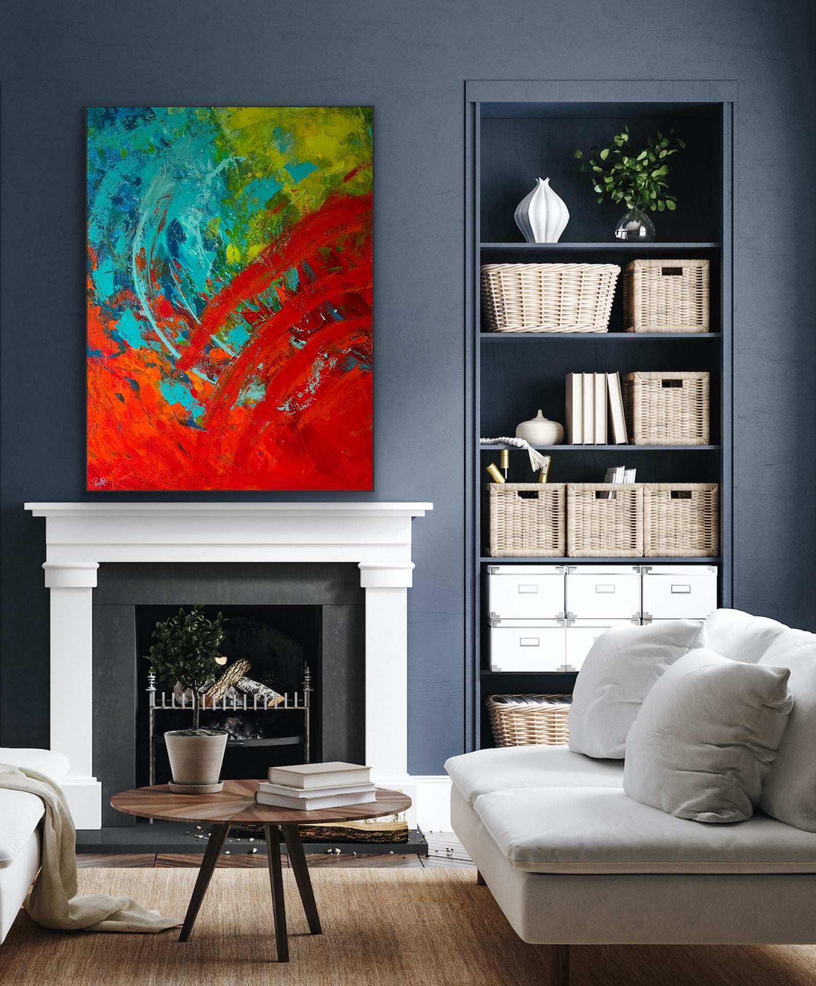 Vivid Dreams - 48x36 | Preethi Arts