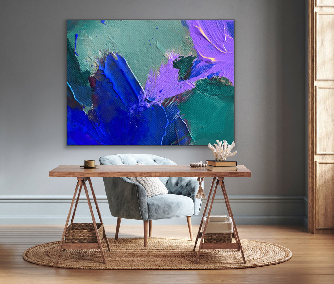 Petrichor  - Abstract Painting, Minimalist Art, Framed art Wall Art, Modern art