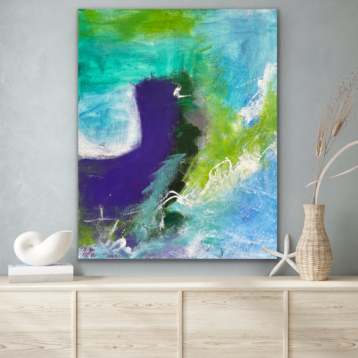 Wanderlust - 20x16 - Abstract painting, Modern Art, Wall art, Canvas painting, Framed art, Minimalist art