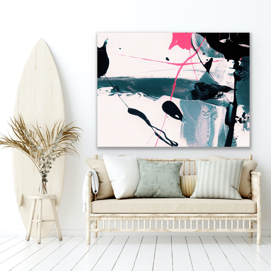 Misty mood - Custom Art - Abstract Painting, Minimalist Art, Framed art Wall Art, Modern art