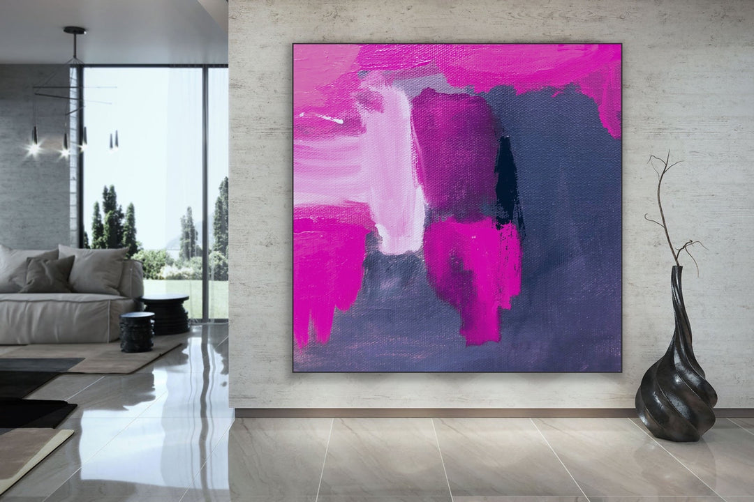 By ur side - Custom Art - Abstract Painting, Minimalist Art, Framed art Wall Art, Modern art