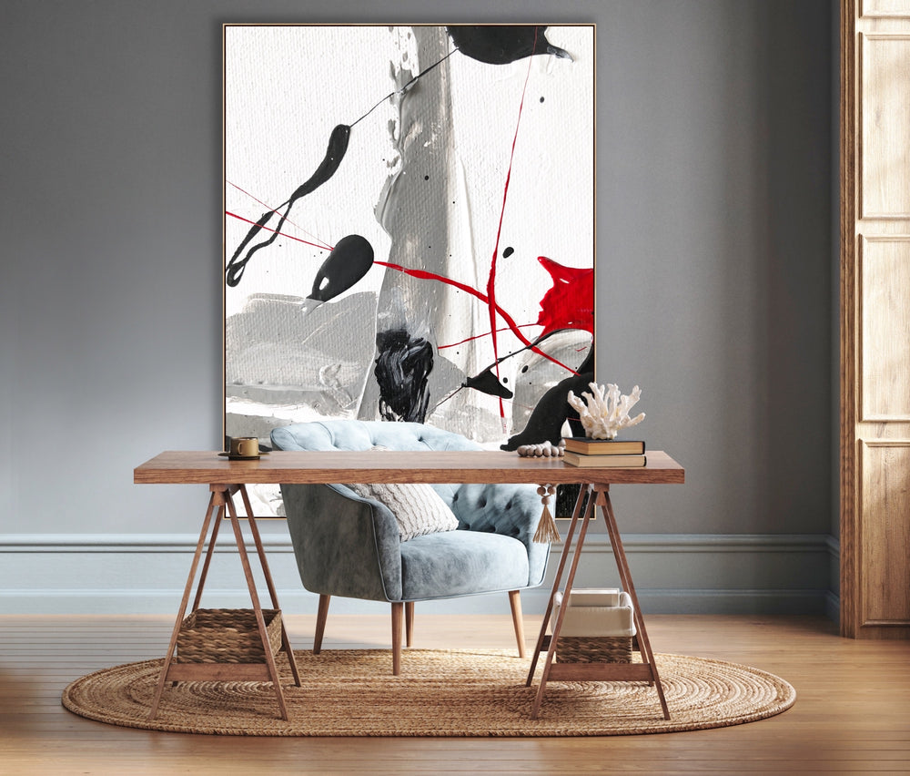 Lost thoughts - Custom Art - Abstract Painting, Minimalist Art, Framed art Wall Art, Modern art