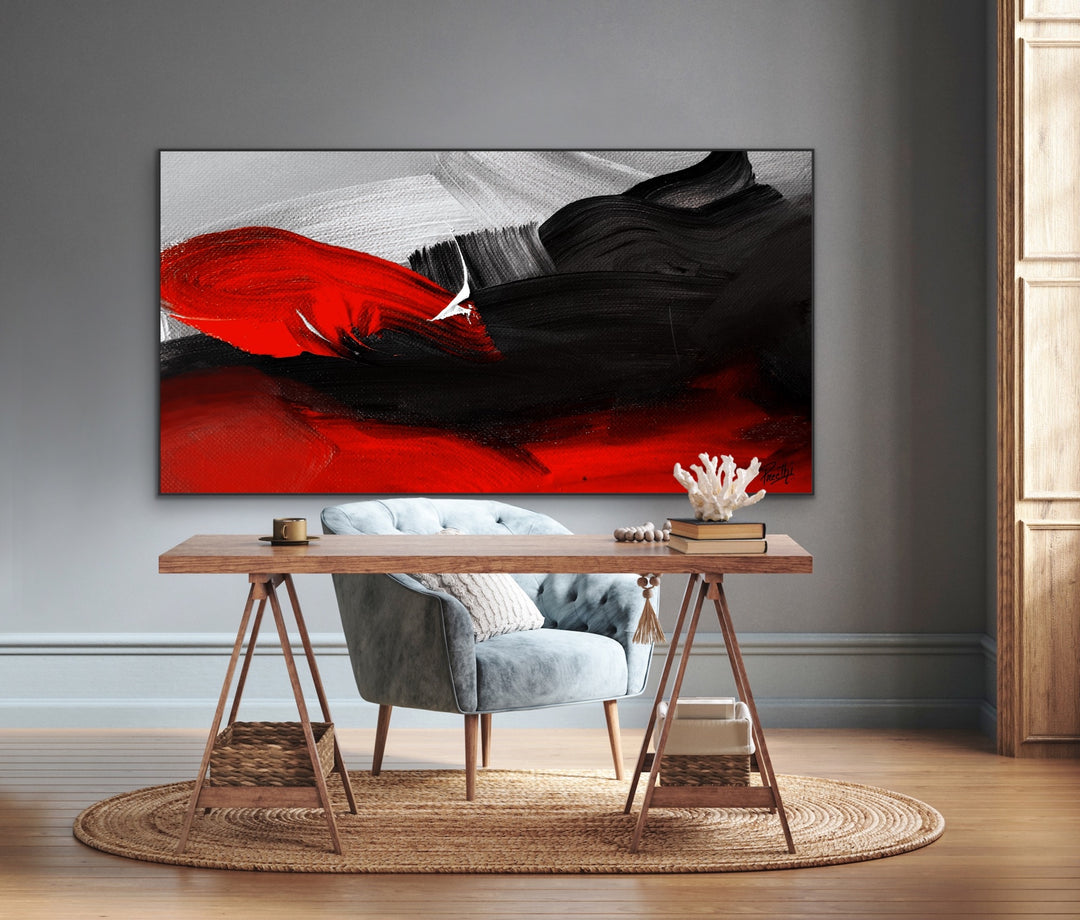 Desire  - Abstract Painting, Minimalist Art, Framed art Wall Art, Modern art