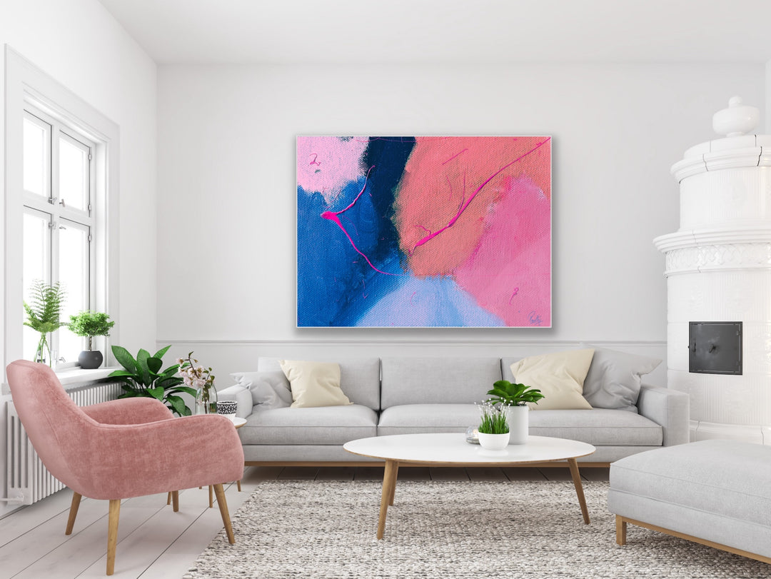 Fabby  - Abstract Painting, Minimalist Art, Framed art Wall Art, Modern art