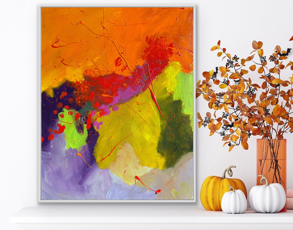Best wishes - 20x16 - Abstract painting, Modern Art, Wall art, Canvas painting, Framed art, Minimalist art