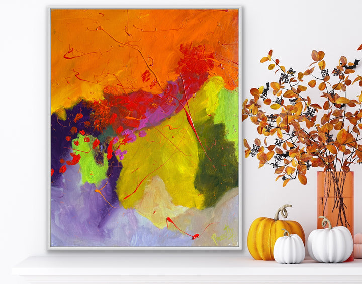 Best wishes - 20x16 - Abstract painting, Modern Art, Wall art, Canvas painting, Framed art, Minimalist art