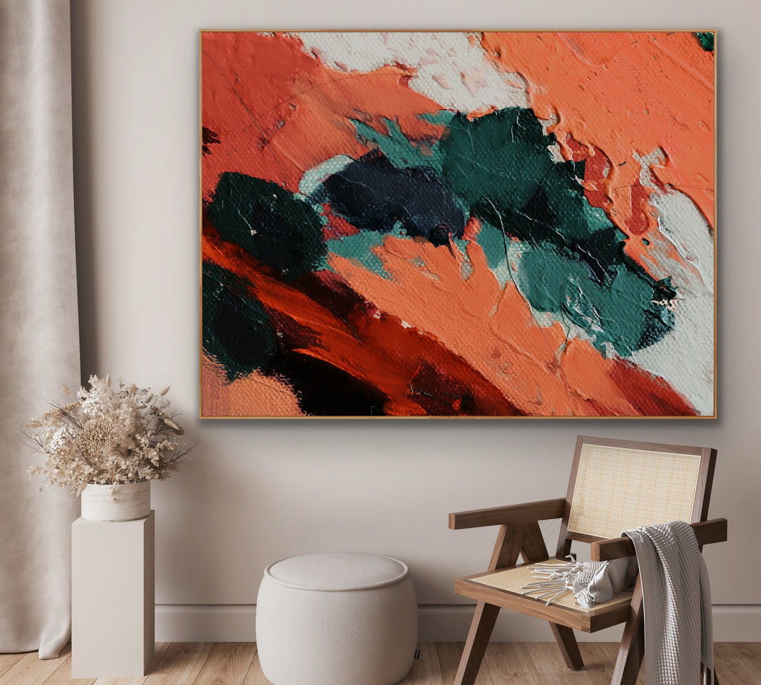 City life  - Abstract Painting, Minimalist Art, Framed art Wall Art, Modern art