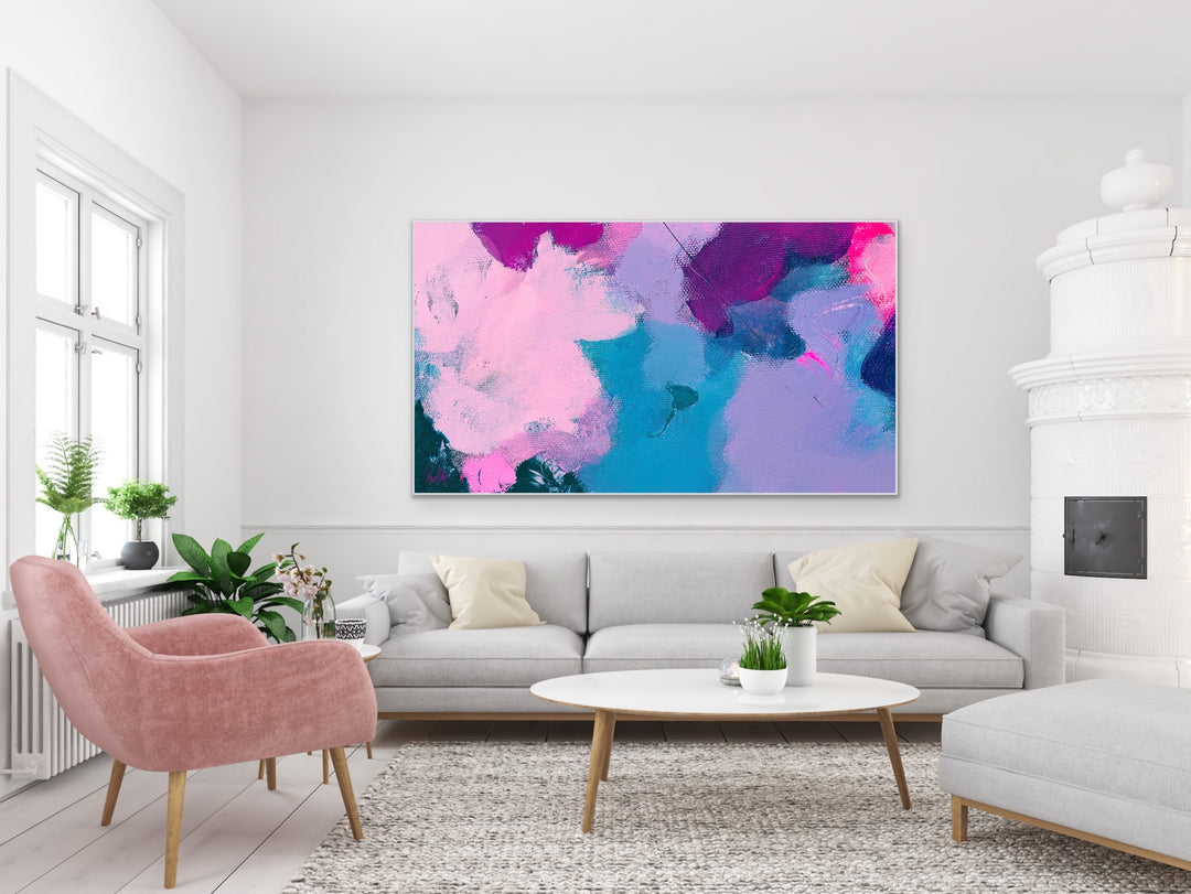 Fairytale  - Abstract Painting, Minimalist Art, Framed art Wall Art, Modern art