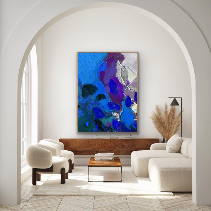 Orchid - Custom Art - Abstract Painting, Minimalist Art, Framed art Wall Art, Modern art