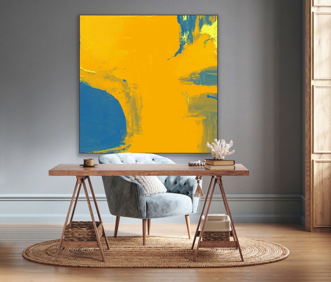 Jupiter  - Abstract Painting, Minimalist Art, Framed art Wall Art, Modern art