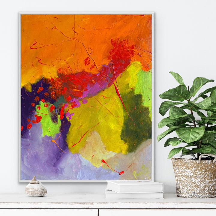 Best wishes - 20x16 - Abstract painting, Modern Art, Wall art, Canvas painting, Framed art, Minimalist art