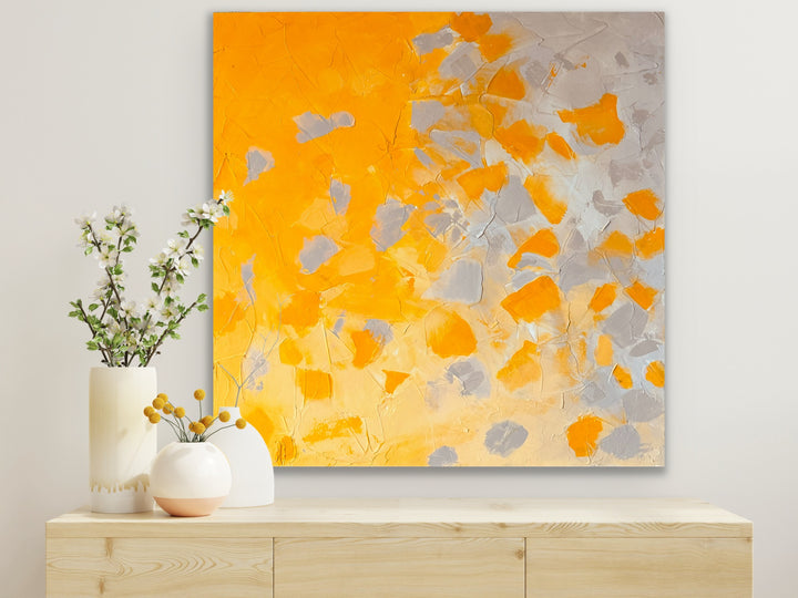 Mystery land - 36x36 - Abstract painting, Modern Art, Wall art, Canvas painting, Framed art, Minimalist art