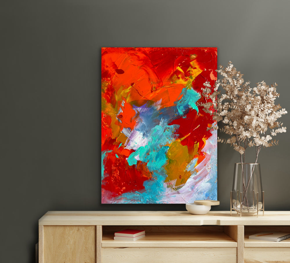 Special moments - 24x18 - Abstract painting, Modern Art, Wall art, Canvas painting, Framed art, Minimalist art