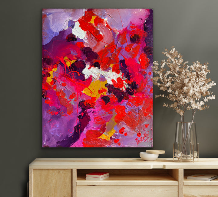 Beyond love - 20x16 - Abstract painting, Modern Art, Wall art, Canvas painting, Framed art, Minimalist art