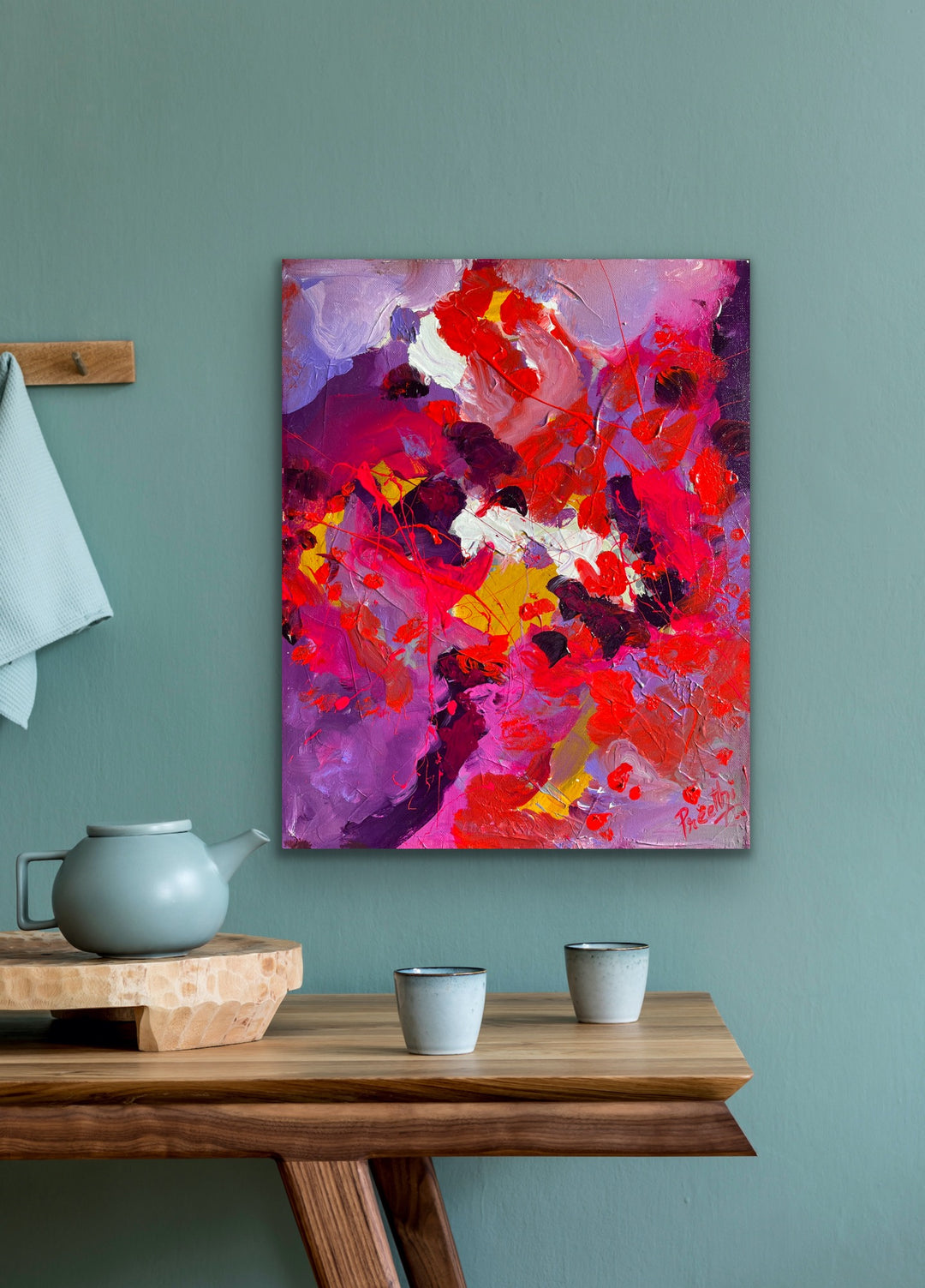 Beyond love - 20x16 - Abstract painting, Modern Art, Wall art, Canvas painting, Framed art, Minimalist art