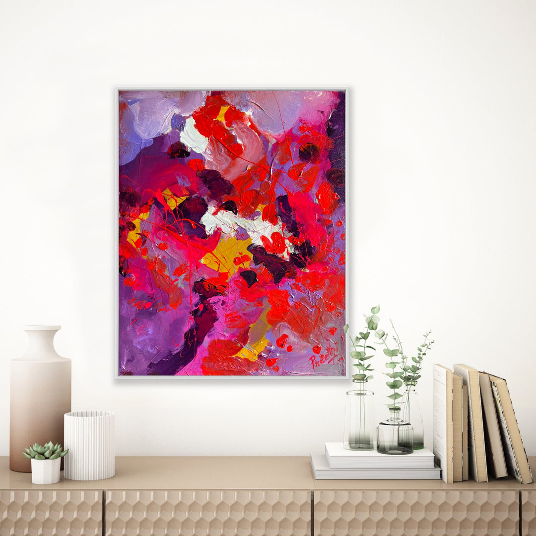 Beyond love - 20x16 - Abstract painting, Modern Art, Wall art, Canvas painting, Framed art, Minimalist art