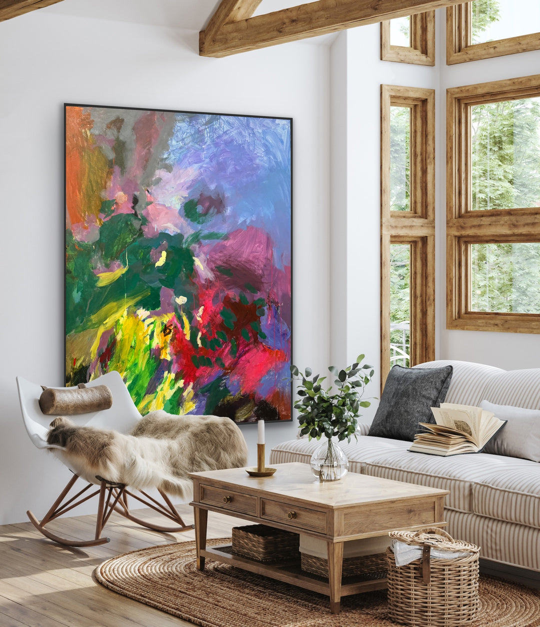 Ethereal Garden - 60x48 - Preethi Arts