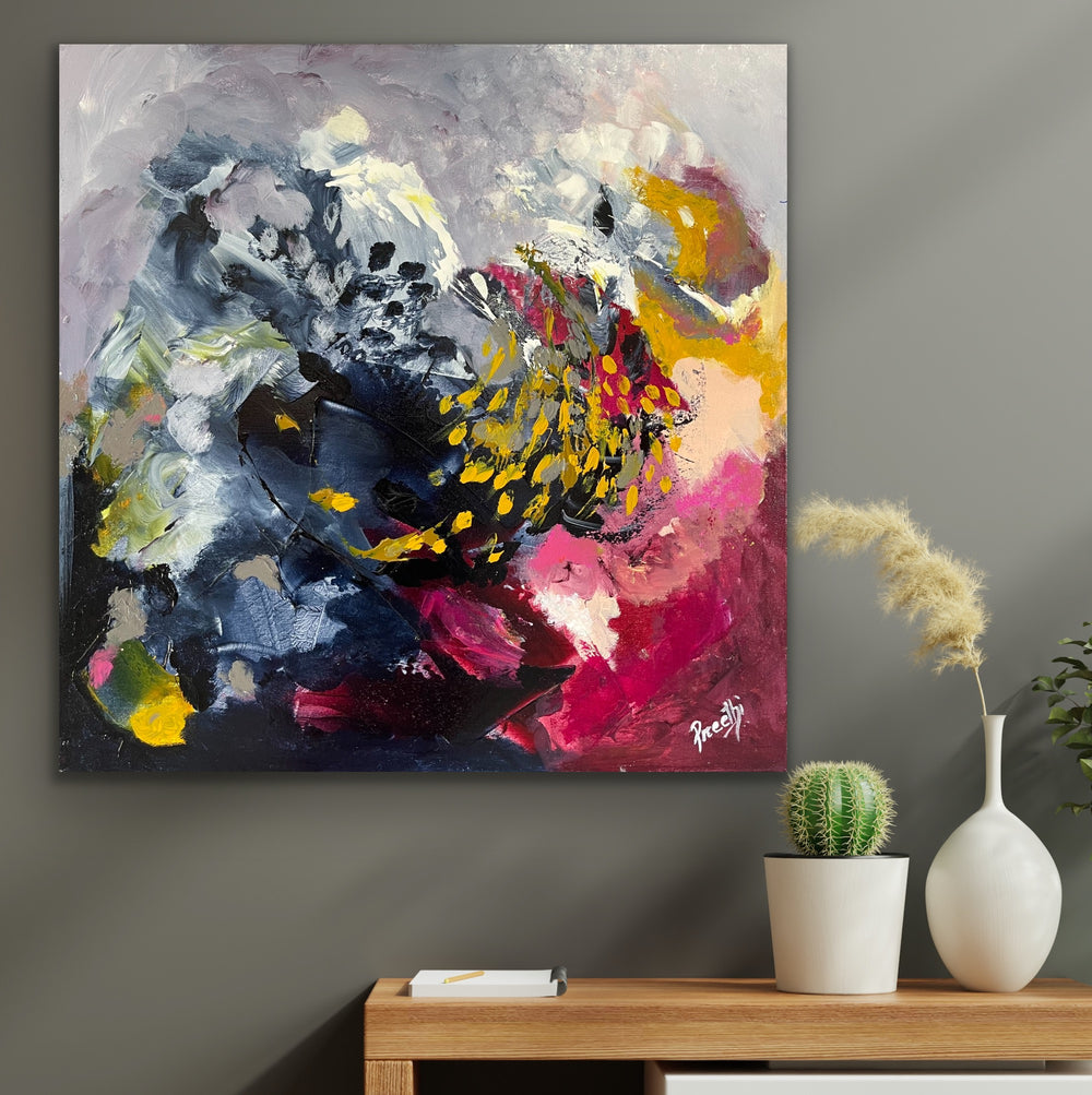 Evening Shadows - 24x24 - Preethi Arts