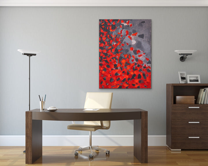 Majestic - 30x40 - Abstract painting, Modern Art, Wall art, Canvas painting, Framed art, Minimalist art