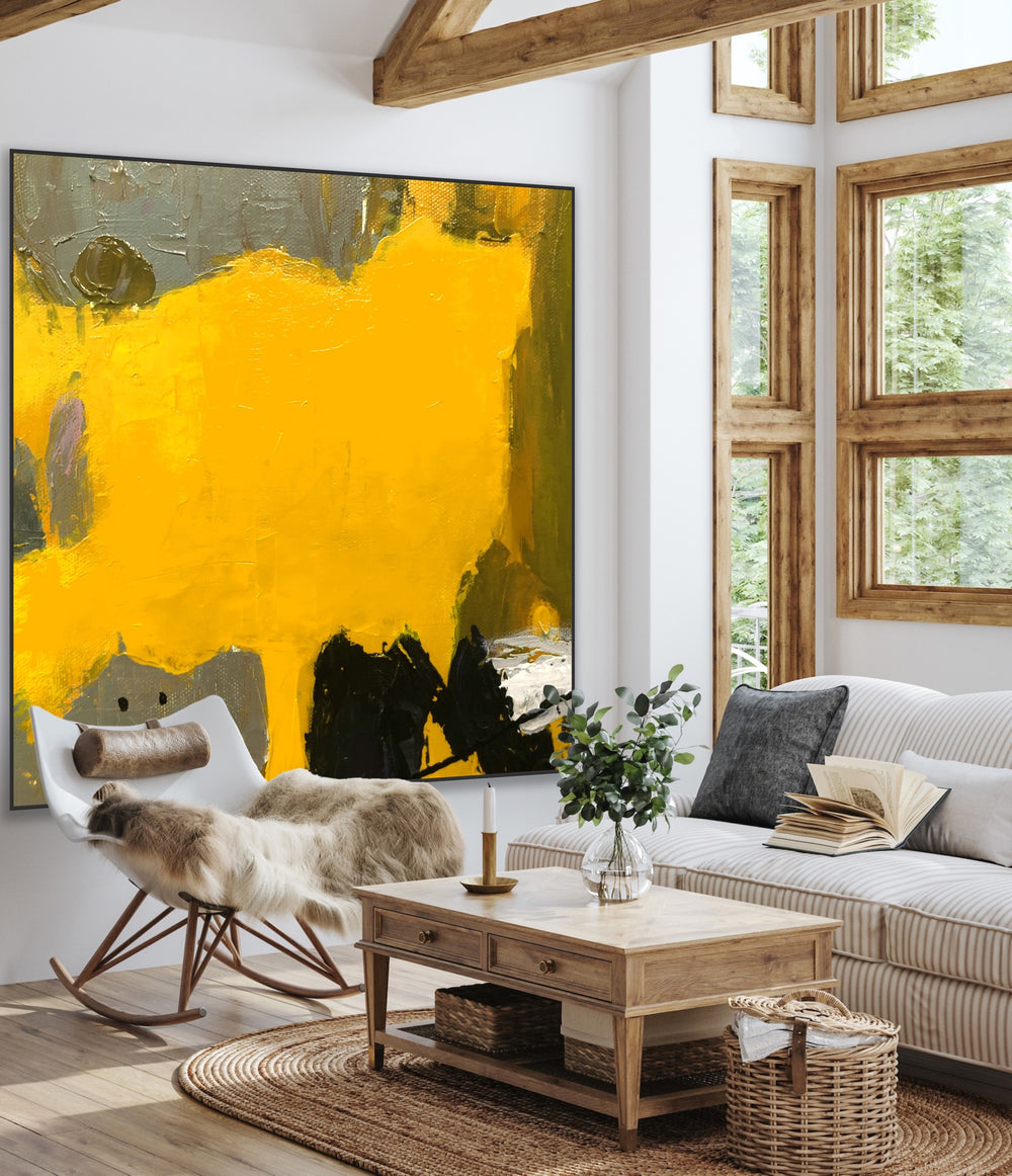 Desert Shine - Custom Art - Abstract Painting, Minimalist Art, Framed art Wall Art, Modern art