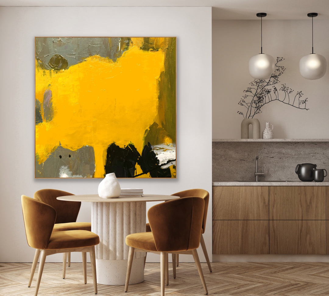 Desert Shine - Custom Art - Abstract Painting, Minimalist Art, Framed art Wall Art, Modern art