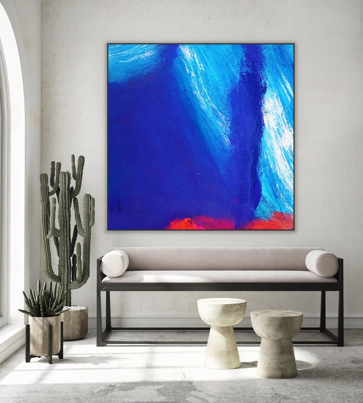 Flow  - Abstract Painting, Minimalist Art, Framed art Wall Art, Modern art