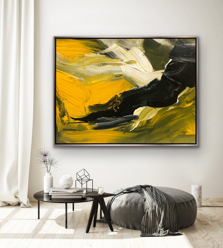 Bold - Abstract Painting, Minimalist Art, Framed art Wall Art, Modern art