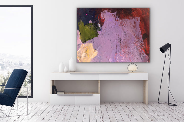 Blush - Abstract Painting, Minimalist Art, Framed art Wall Art, Modern art