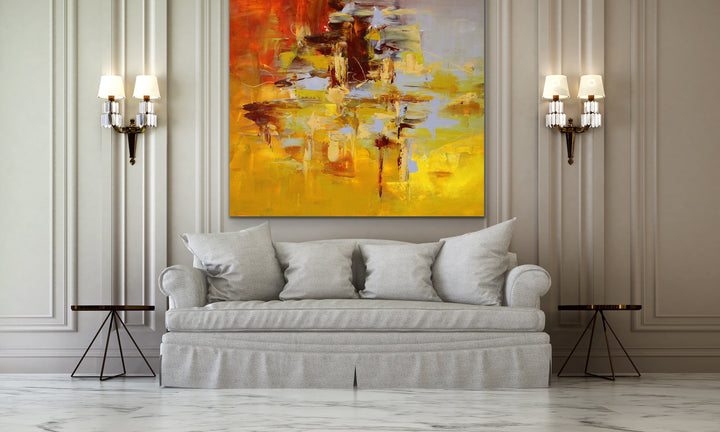 Goldmix - Custom Art - Original Contemporary Modern Abstract Paintings by Abstract painting, Minimalist Art, Framed painting, Wall Art, Wall Decor, Large painting, Local Artist