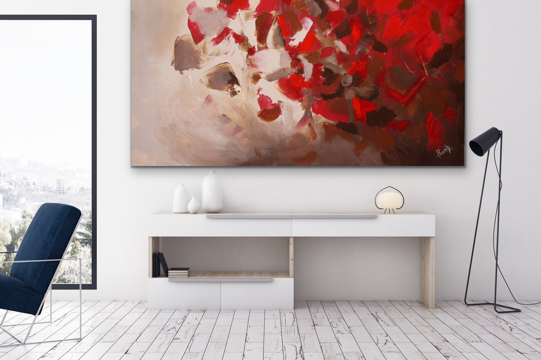 Grandeur  - Original Contemporary Modern Abstract Paintings by Preethi Arts