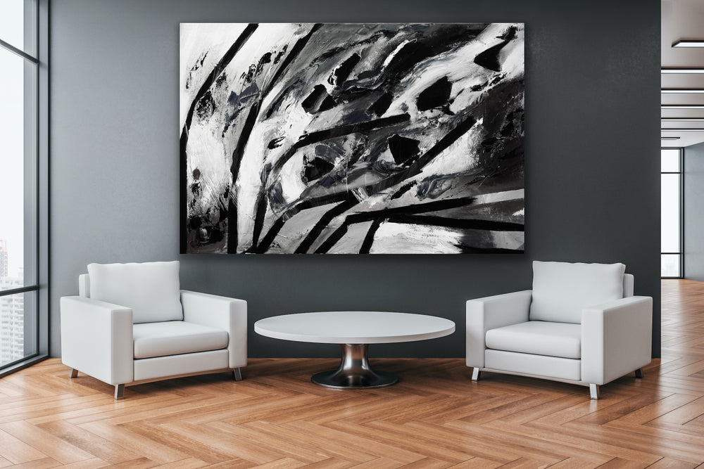 Another World 2 - Custom Art - Abstract painting, Minimalist Art, Framed painting, Wall Art, Wall Decor, Large painting, Local Artist